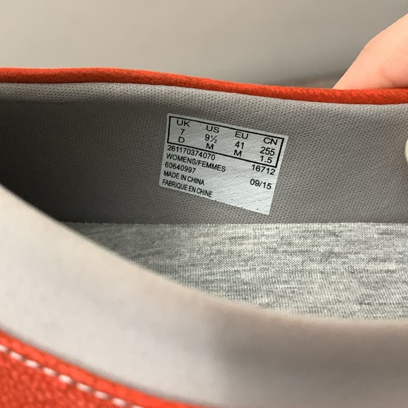 Orange Clarks Cloud Steppers Slippers - Picture 7 of 17